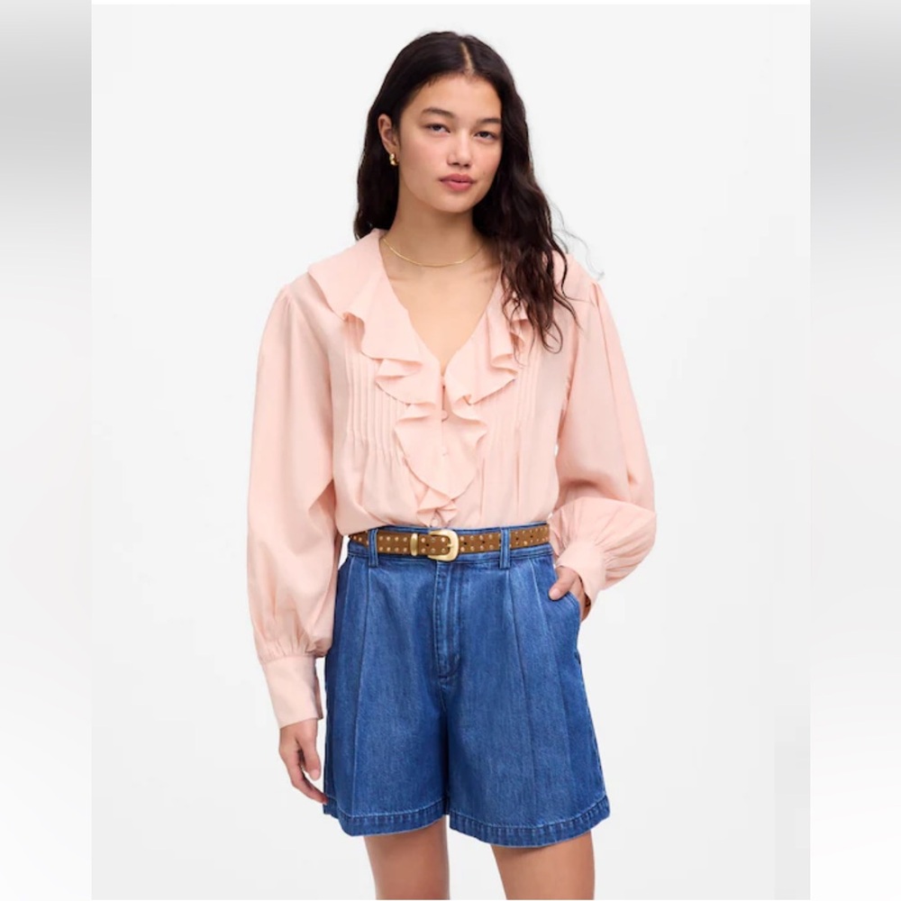 The Harlow Superwide Jean Short: Airy Denim Edition